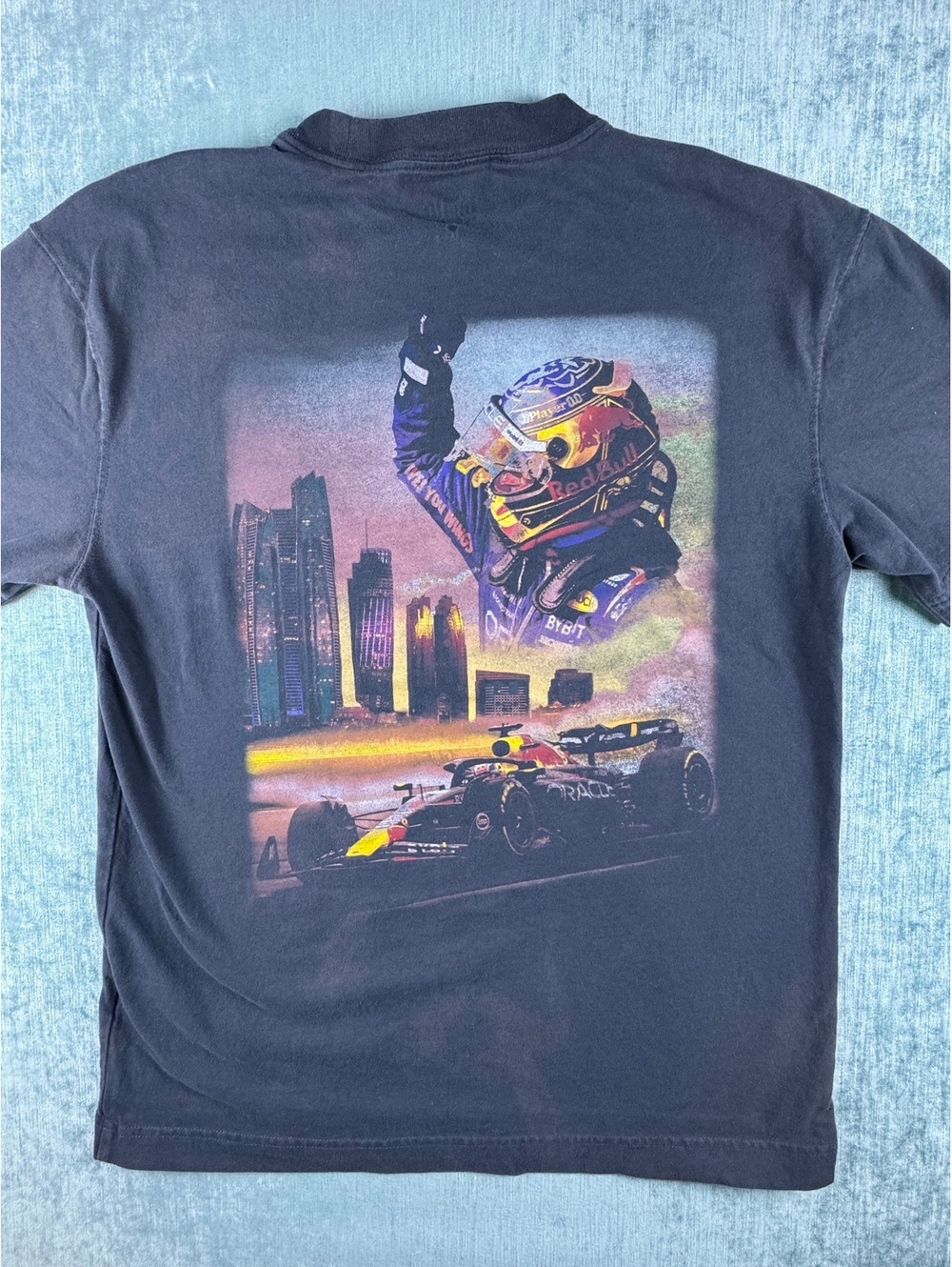 Hollister Red Bull Racing Max Verstappen F1 Tee Men M
